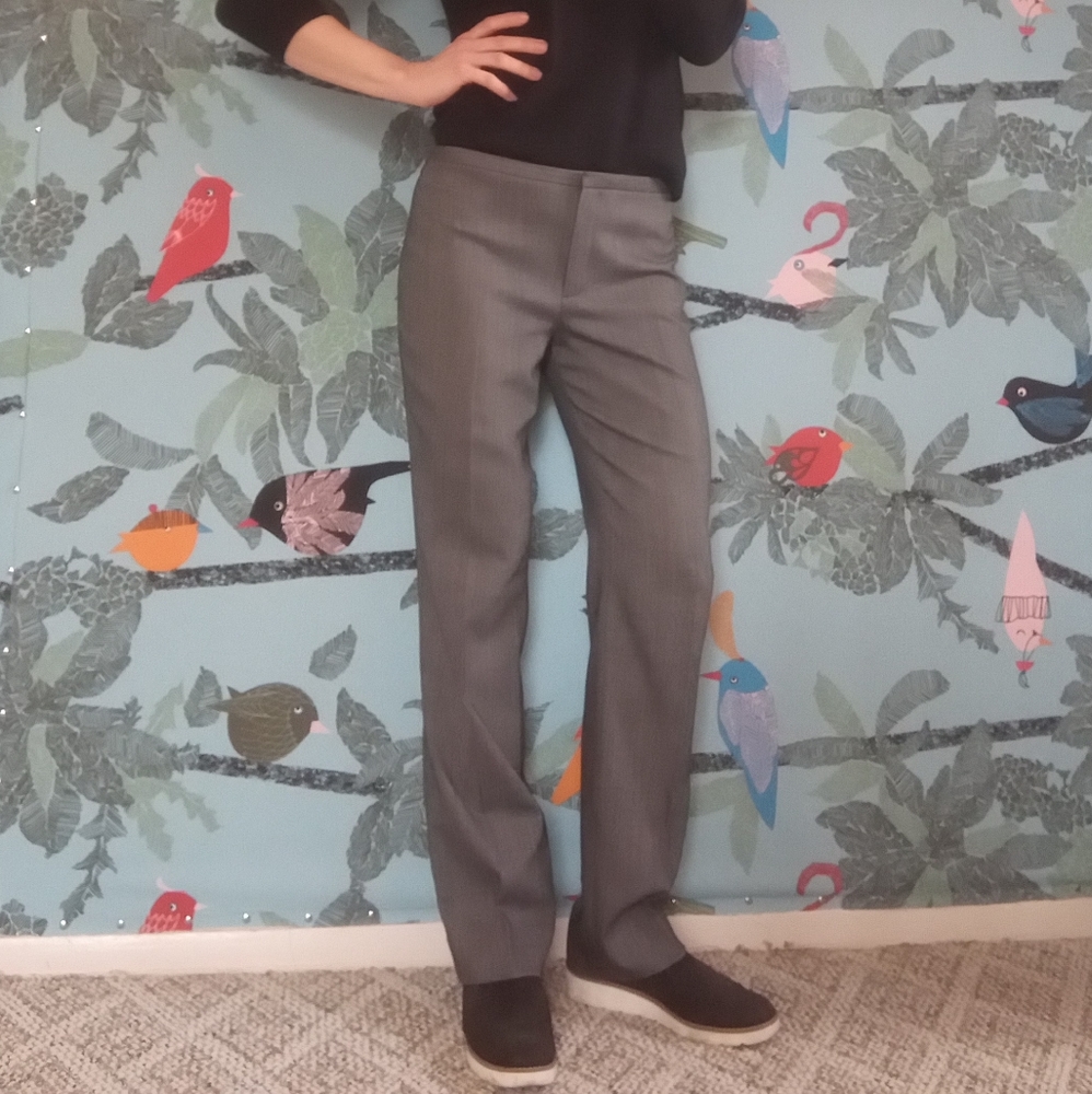 Classic Flat Front Dress Slacks